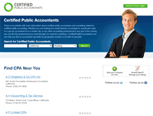 Tablet Screenshot of certifiedpublicaccountants.com